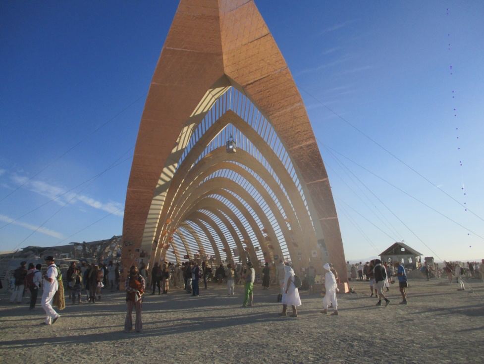 Temple of Promise, du collectif Dreamers Guild. Burning Man 2015.
